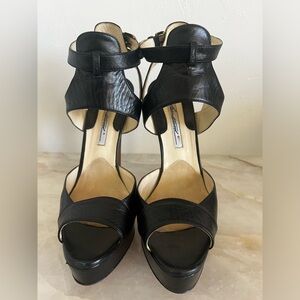 Brain Atwood black platform sandals